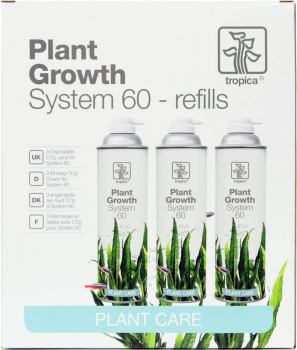 TROPICA Plant Growth CO2 System 60 Nachfüllpack 3 Dosen